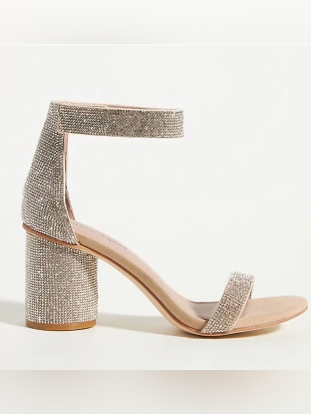 Jeffrey Campbell Sparkly Rhinestone Ankle Wrap Heels